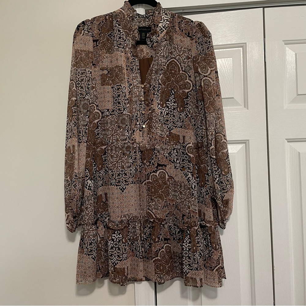 House of Harlow 1960 Patchwork Midi Dress